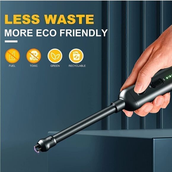 Candle Lighters USB-C Electric Rechargeable: Plasma Arc Windproof Flameless - Picture 6 of 6